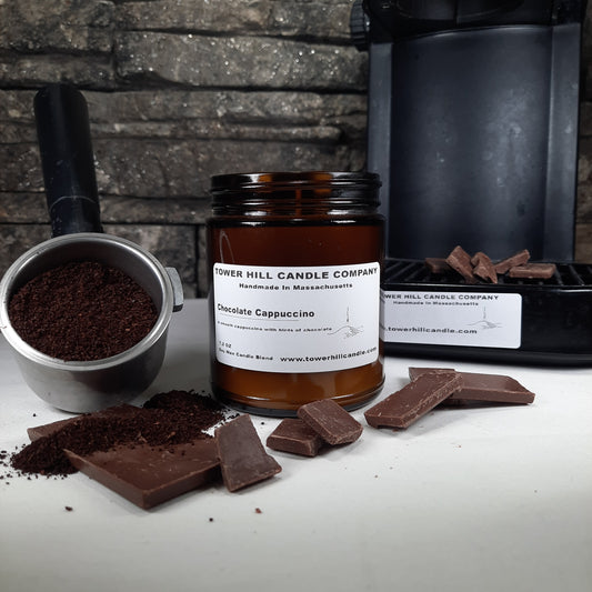 Chocolate Cappuccino Amber Candle