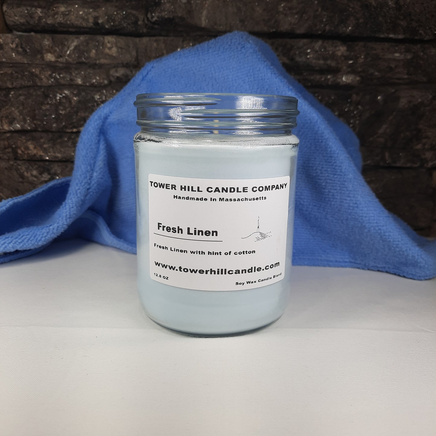 Fresh Linen 12.8oz Candle