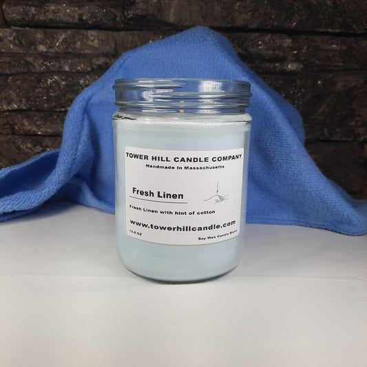 Fresh Linen 12.8oz Candle