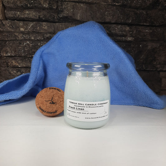 Fresh Linen Candle tall