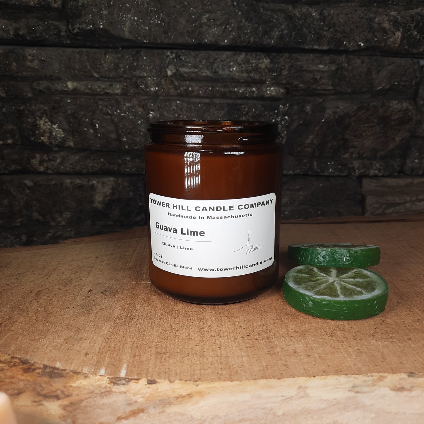 Guava Lime Amber Candle