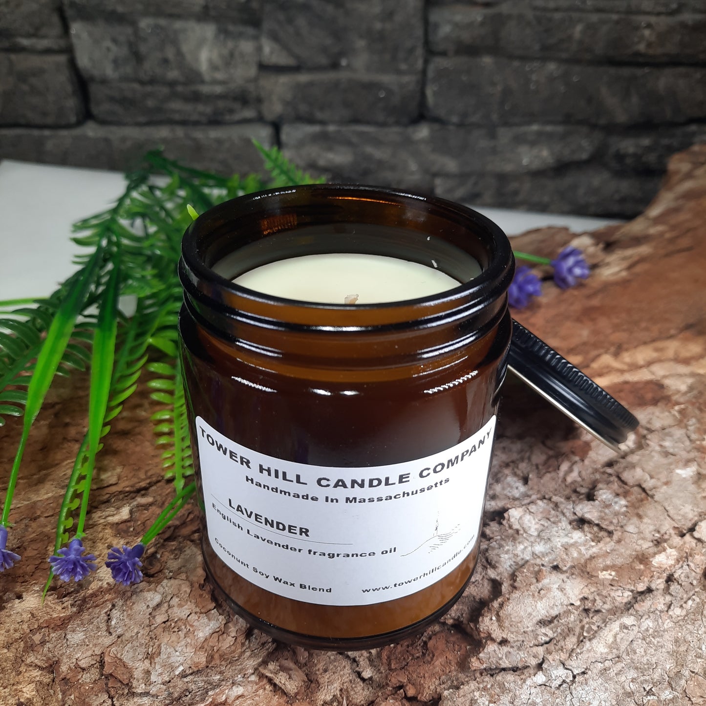 Lavender Amber Candle