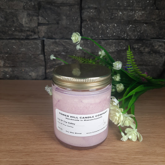 Lily Of The Valley Colored-Small Candle
