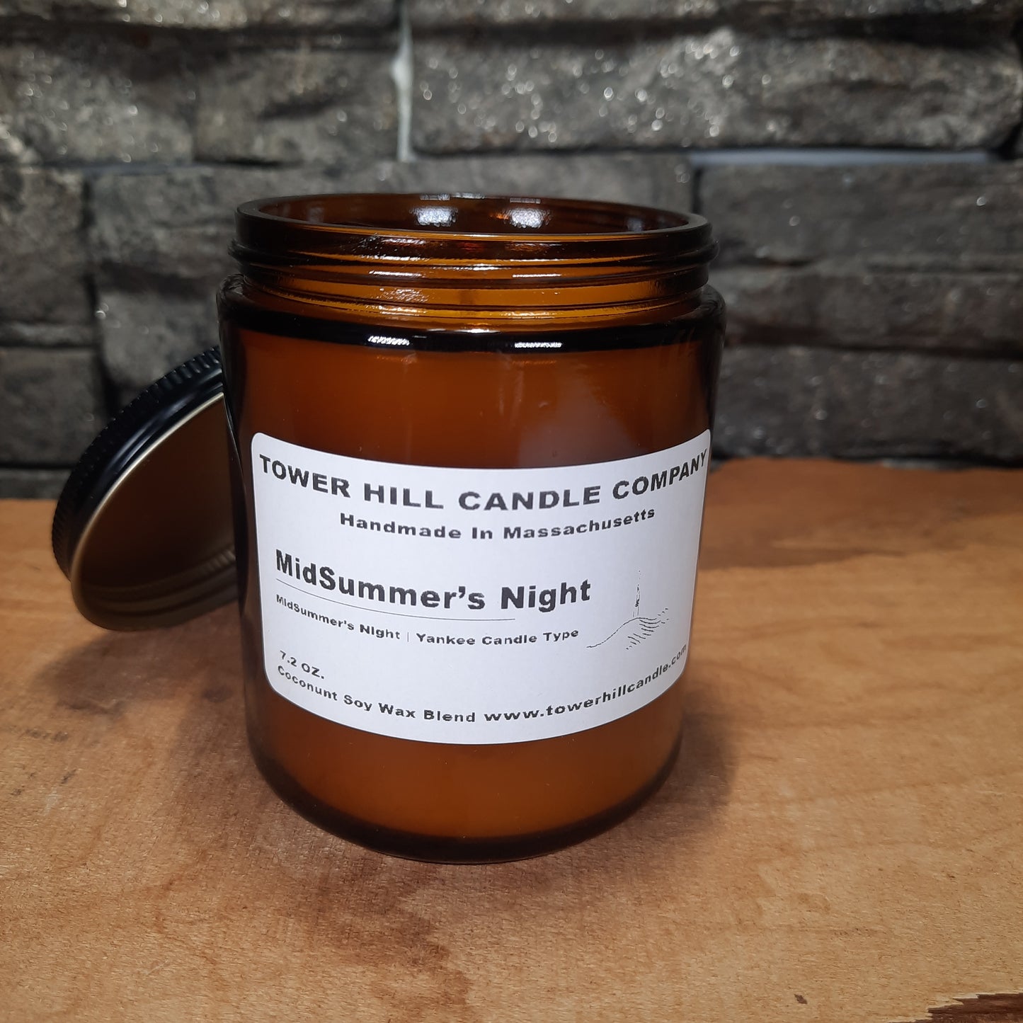 MidSummer's Night Yankee Candle Type Amber Candle