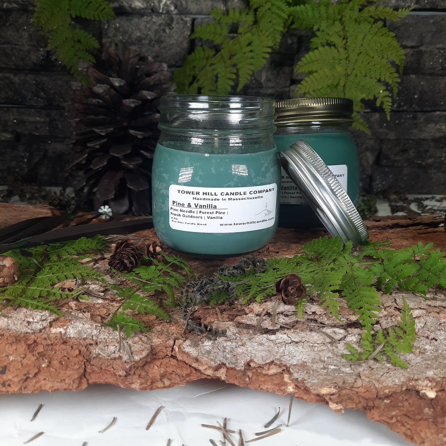 Pine & Vanilla 10oz Candle