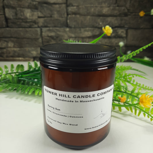 Spring Sun Amber/Coconut-Large Candle