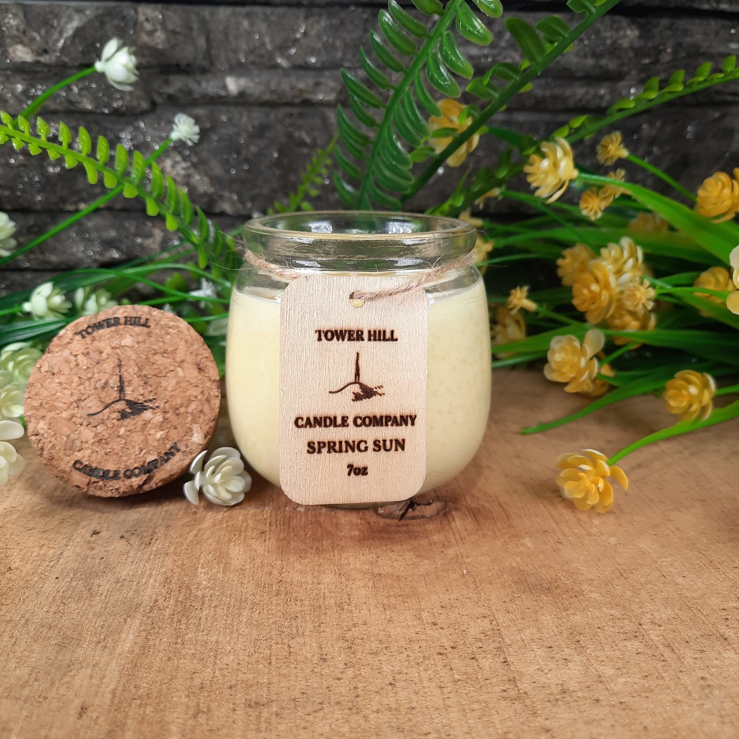 Spring Sun Squat Candle