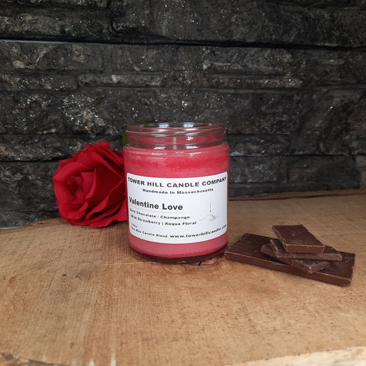Valentine Love Colored-Small Candle