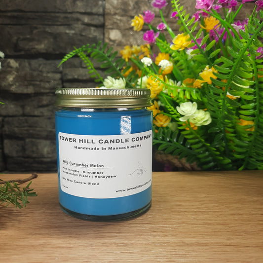 Wild Cucumber Melon Colored-Small Candle