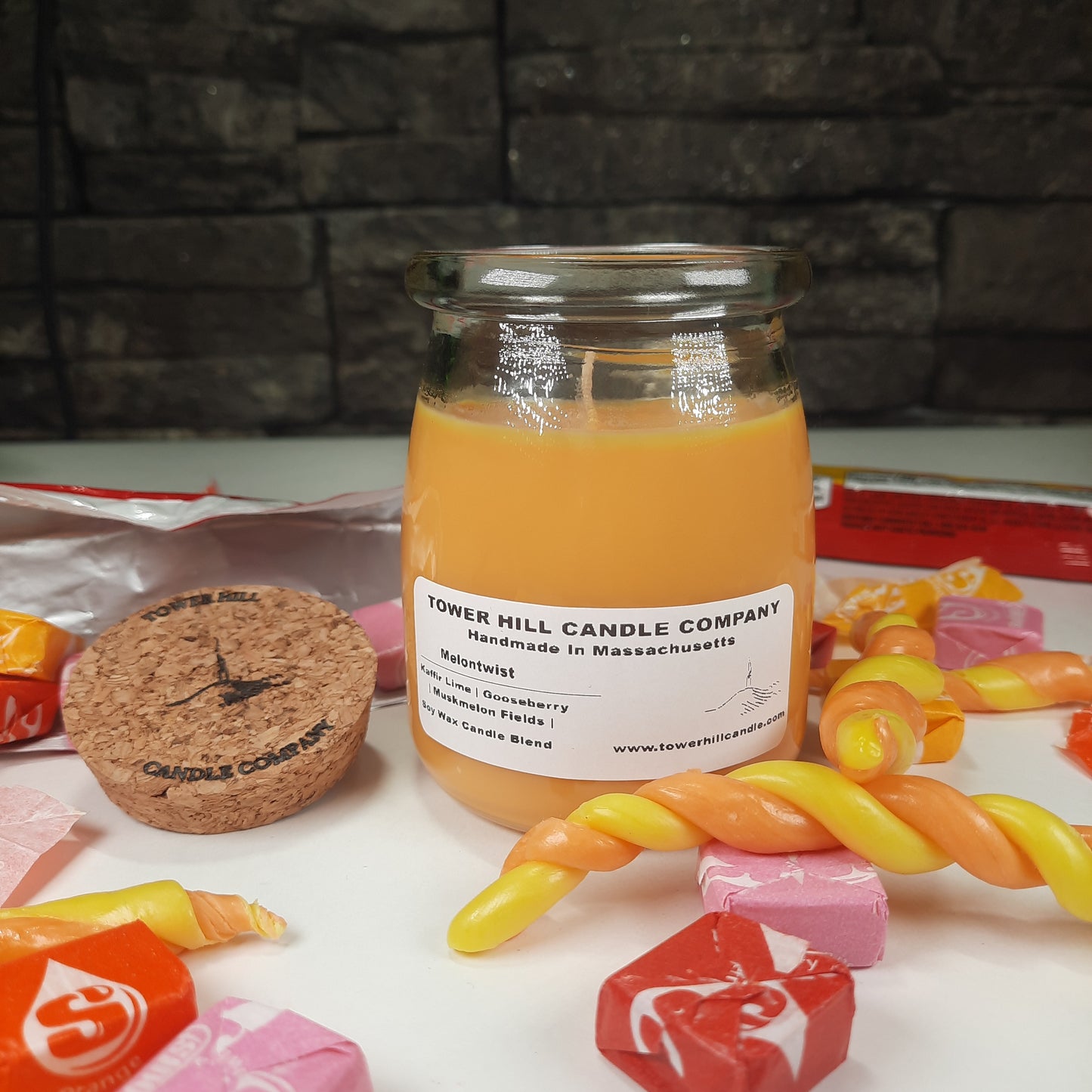 Melontwist Candle tall