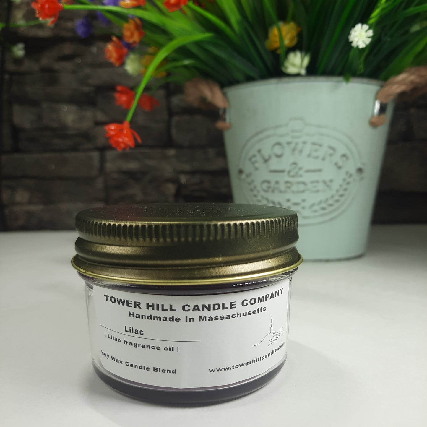 Lilac Candle small