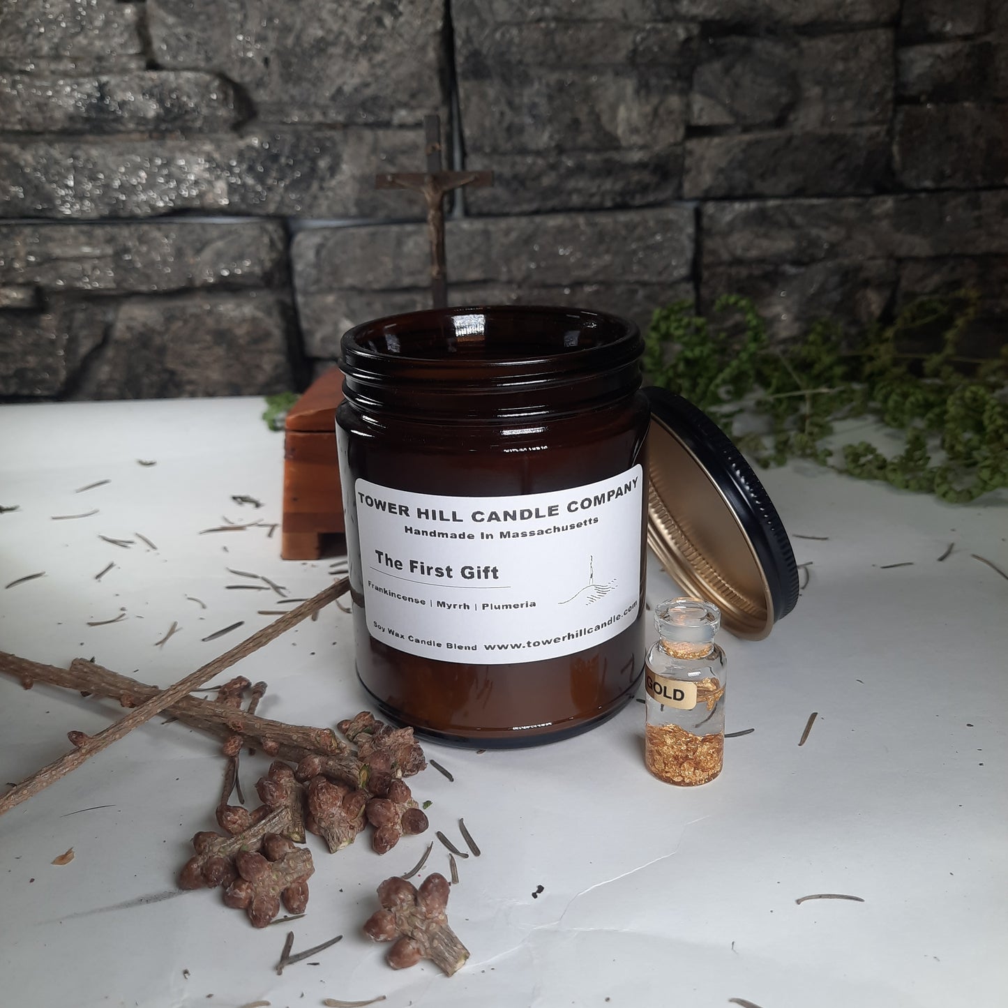 The First Gift Amber-Large Candle