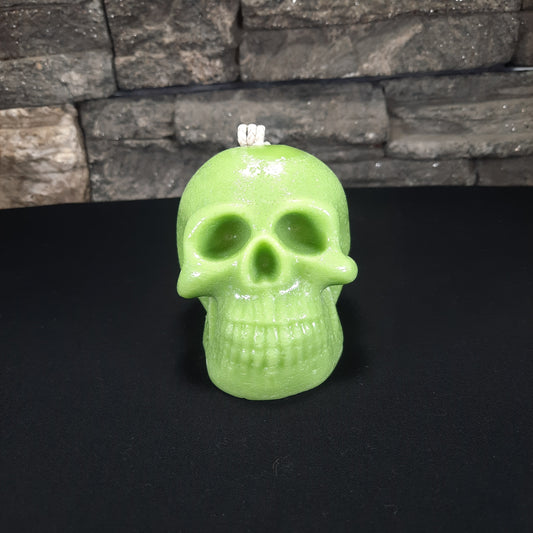 Skull Pillar Wild Cucumber Melon Candle