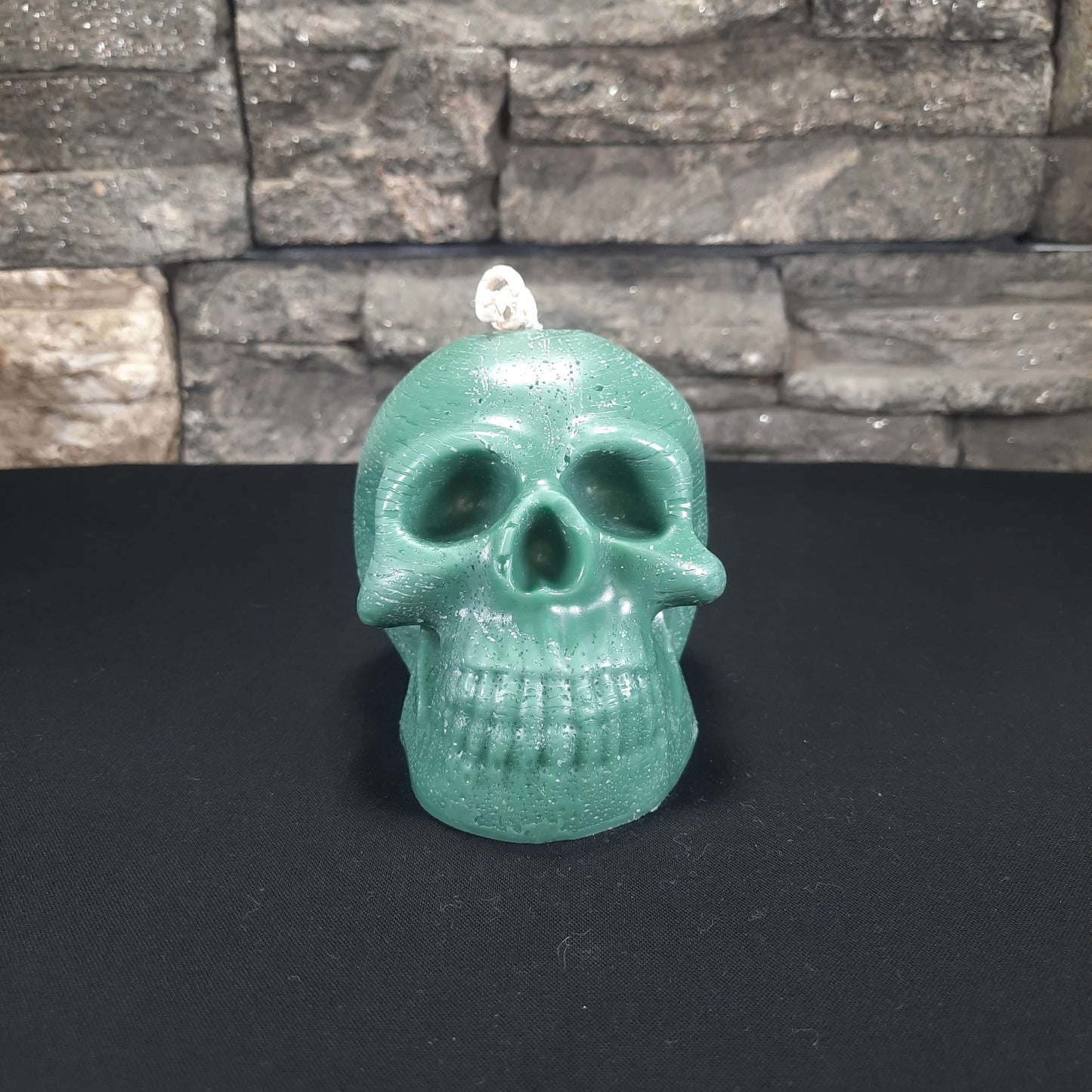 Skull Pillar Frasier Fir Thymes Type Candle