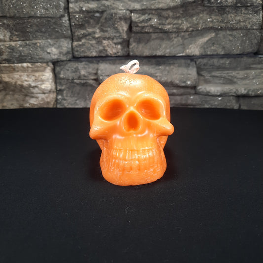 Skull Pillar Vanilla Pumpkin & Marshmallow BBW Type Candle