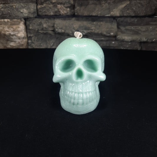 Skull Pillar Green Clover & Aloe BBW Type