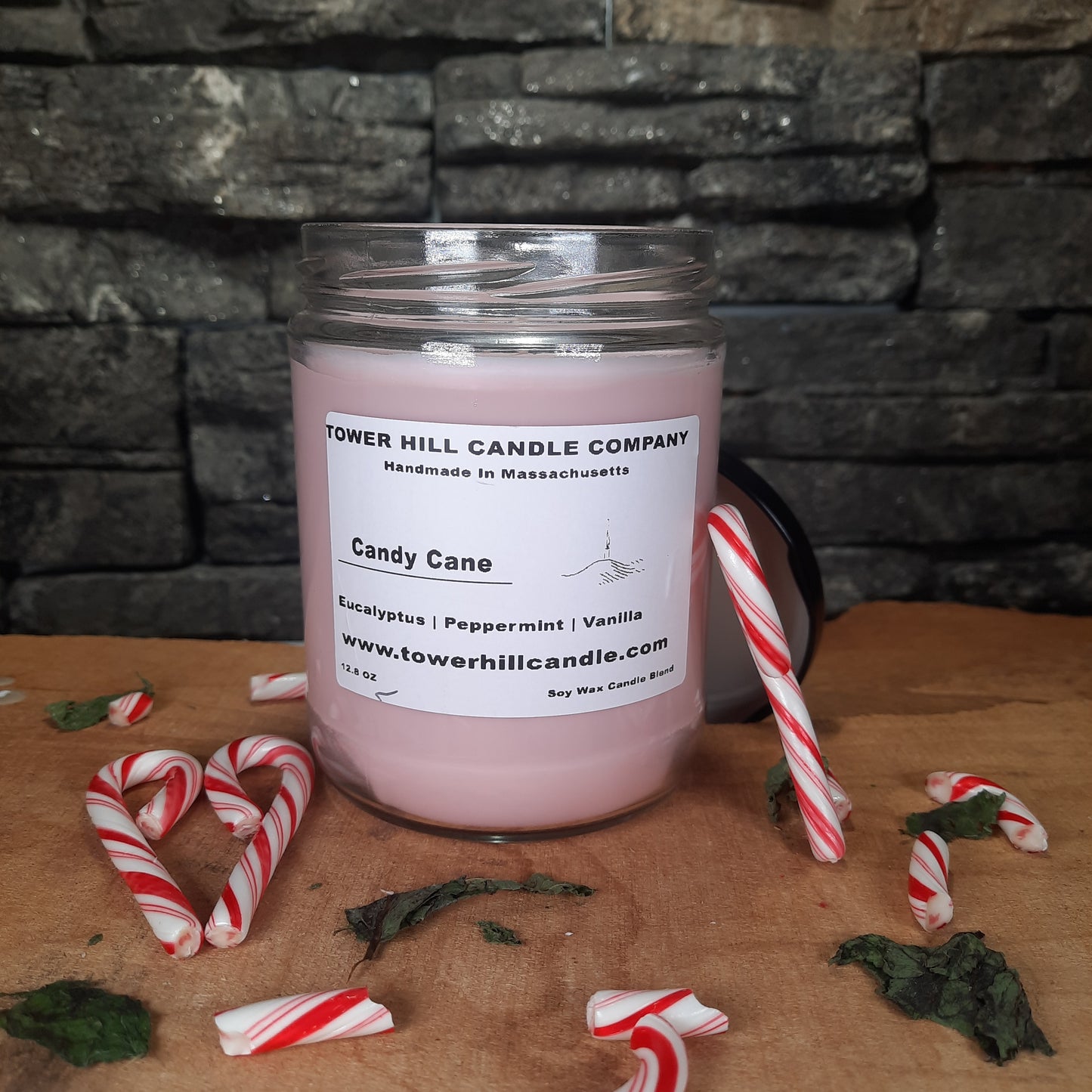 Candy Cane 12.8oz Candle