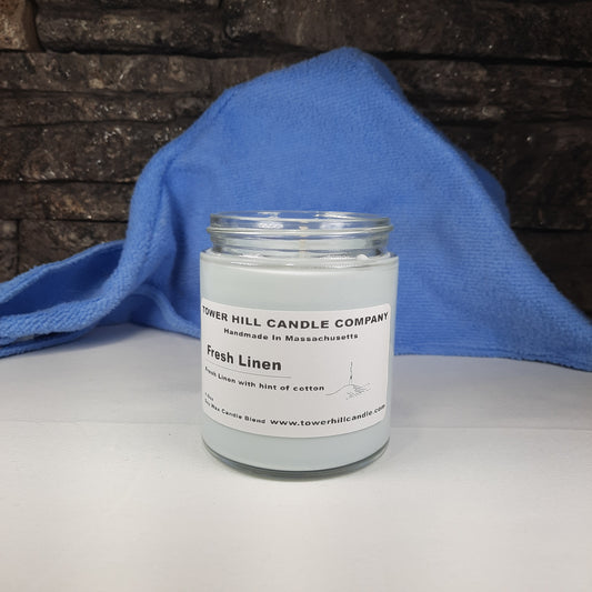 Fresh Linen Colored-Small Candle