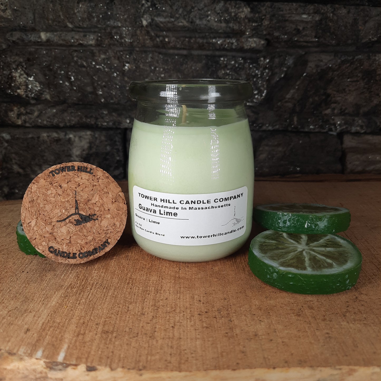 Guava Lime Candle tall
