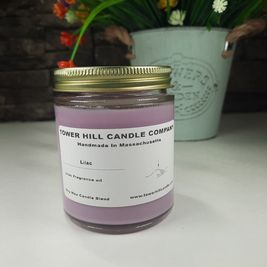Lilac Colored-Small Candle