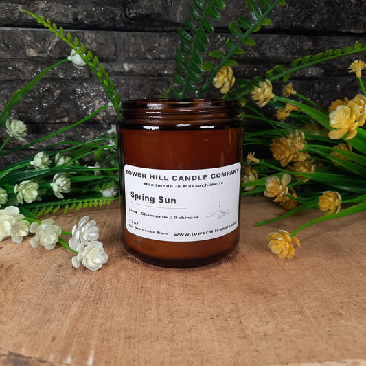 Spring Sun Amber-Large Candle