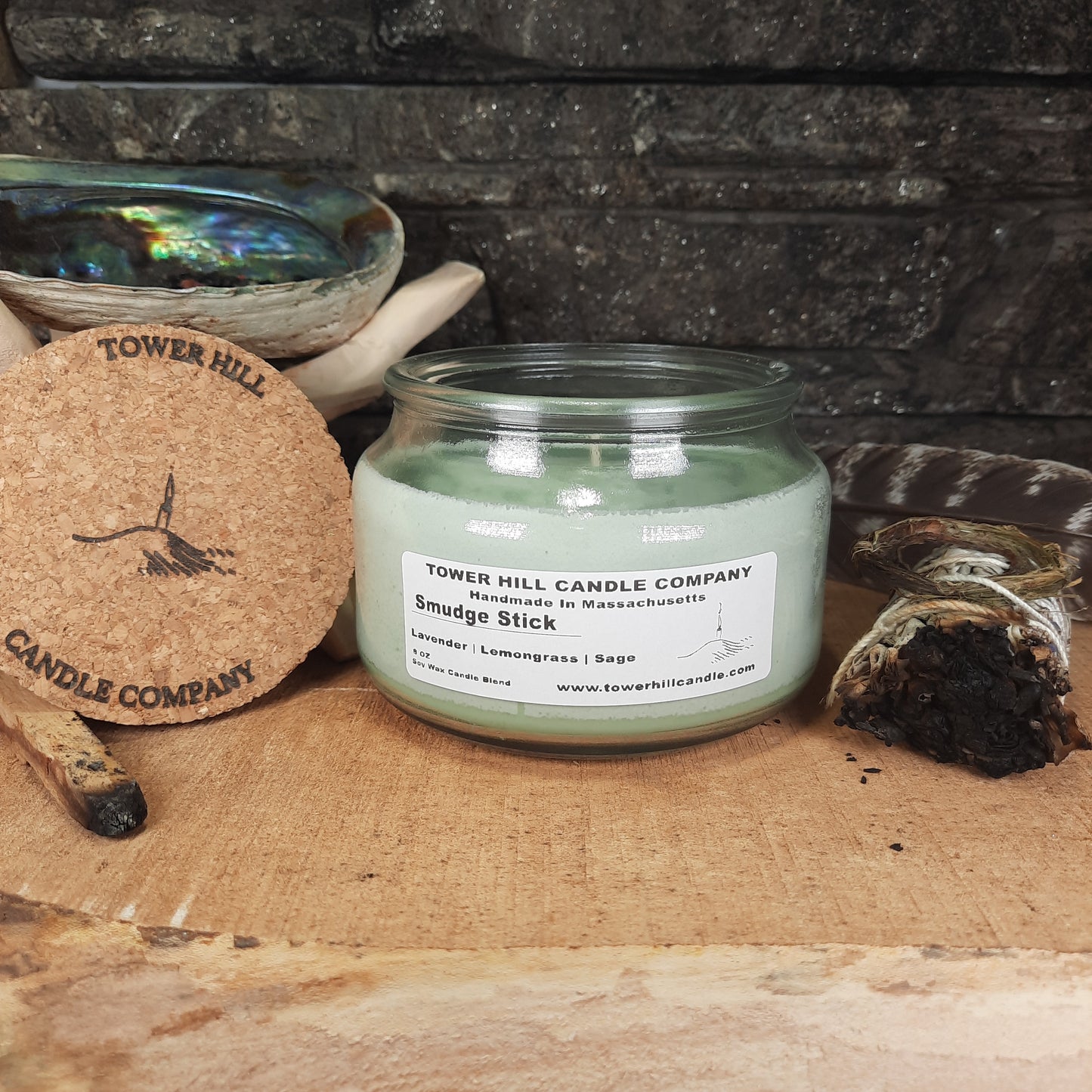 Smudge Stick Apothecary Candle