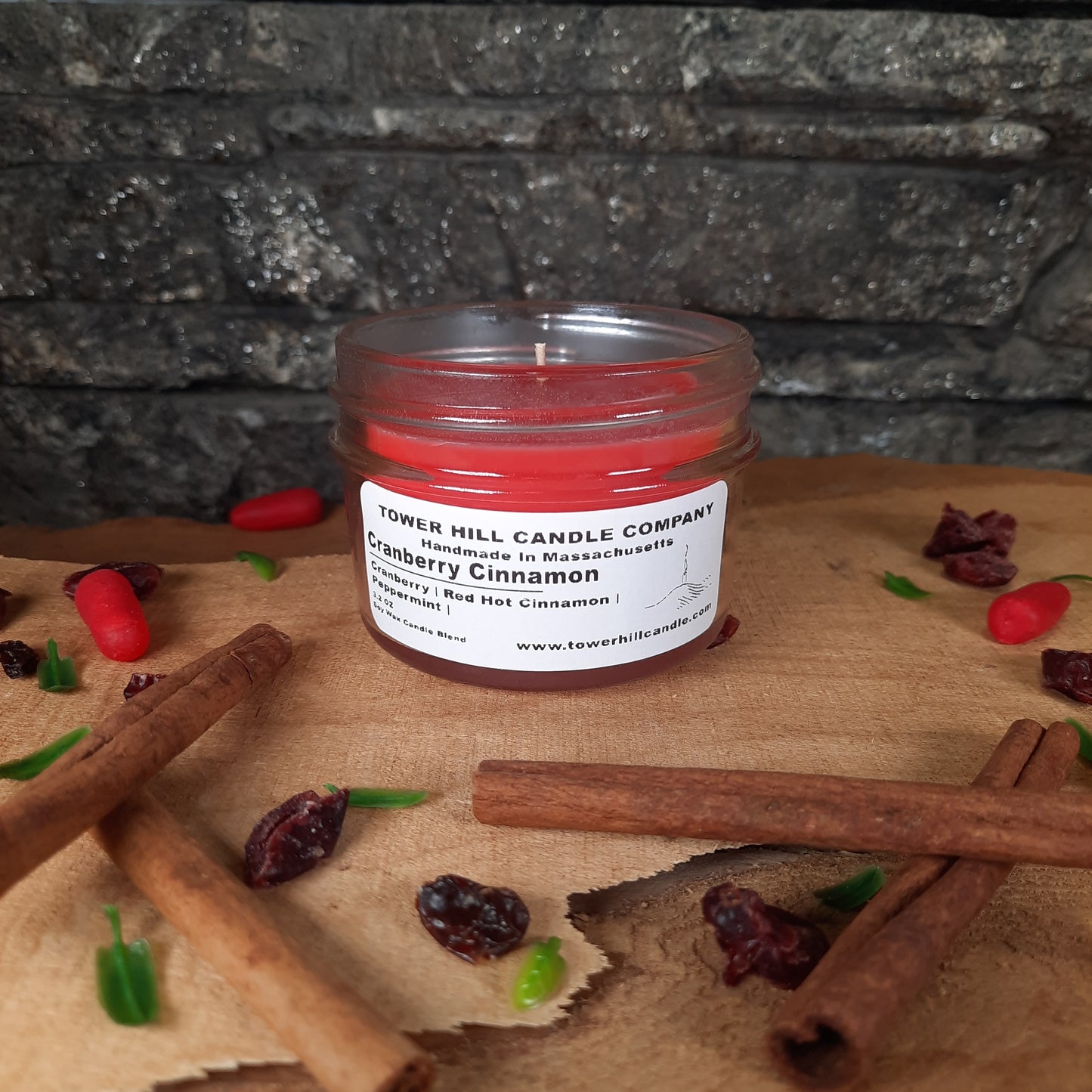 Cranberry Cinnamon Candle small